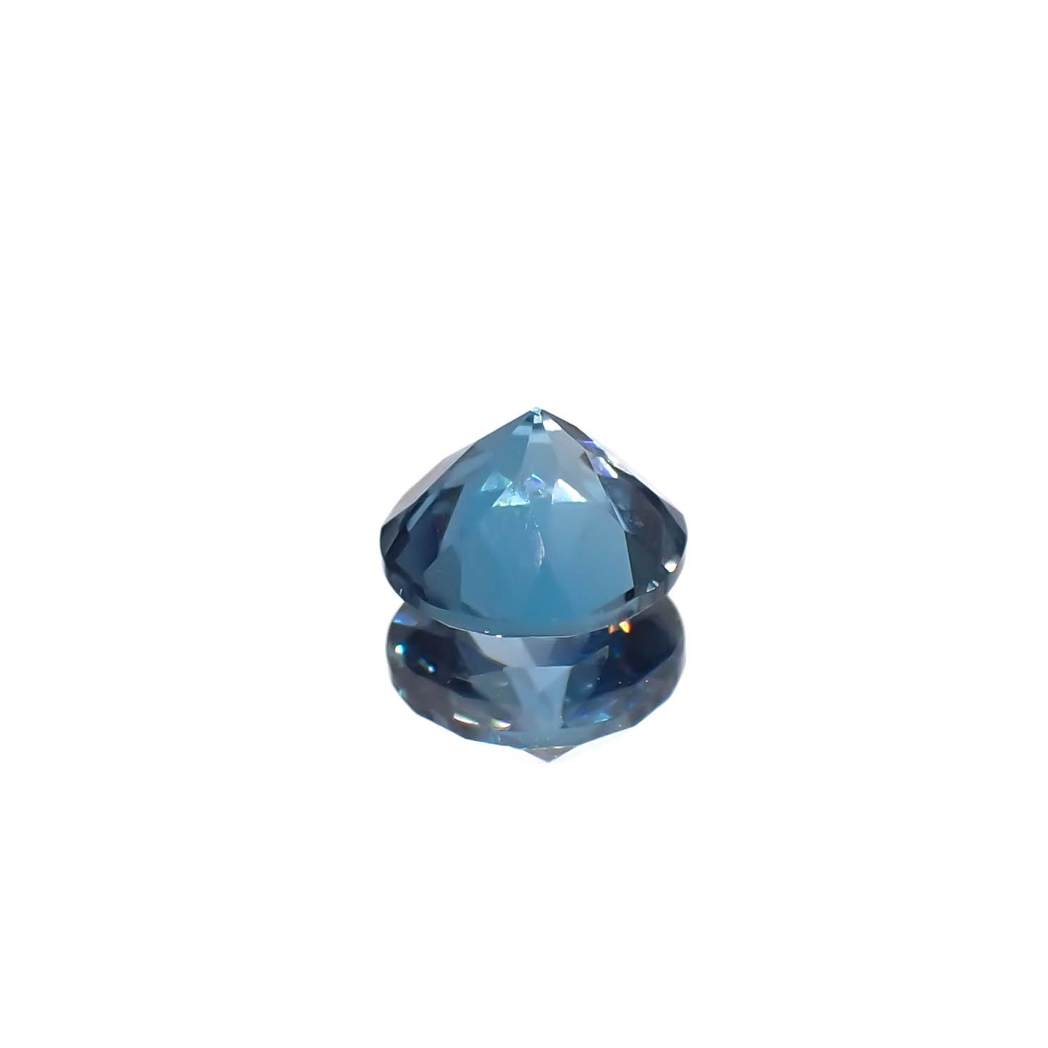 ロンドンブルートパーズ ブラジル産 0.96ct[240326786]6.1x6.1mm前後