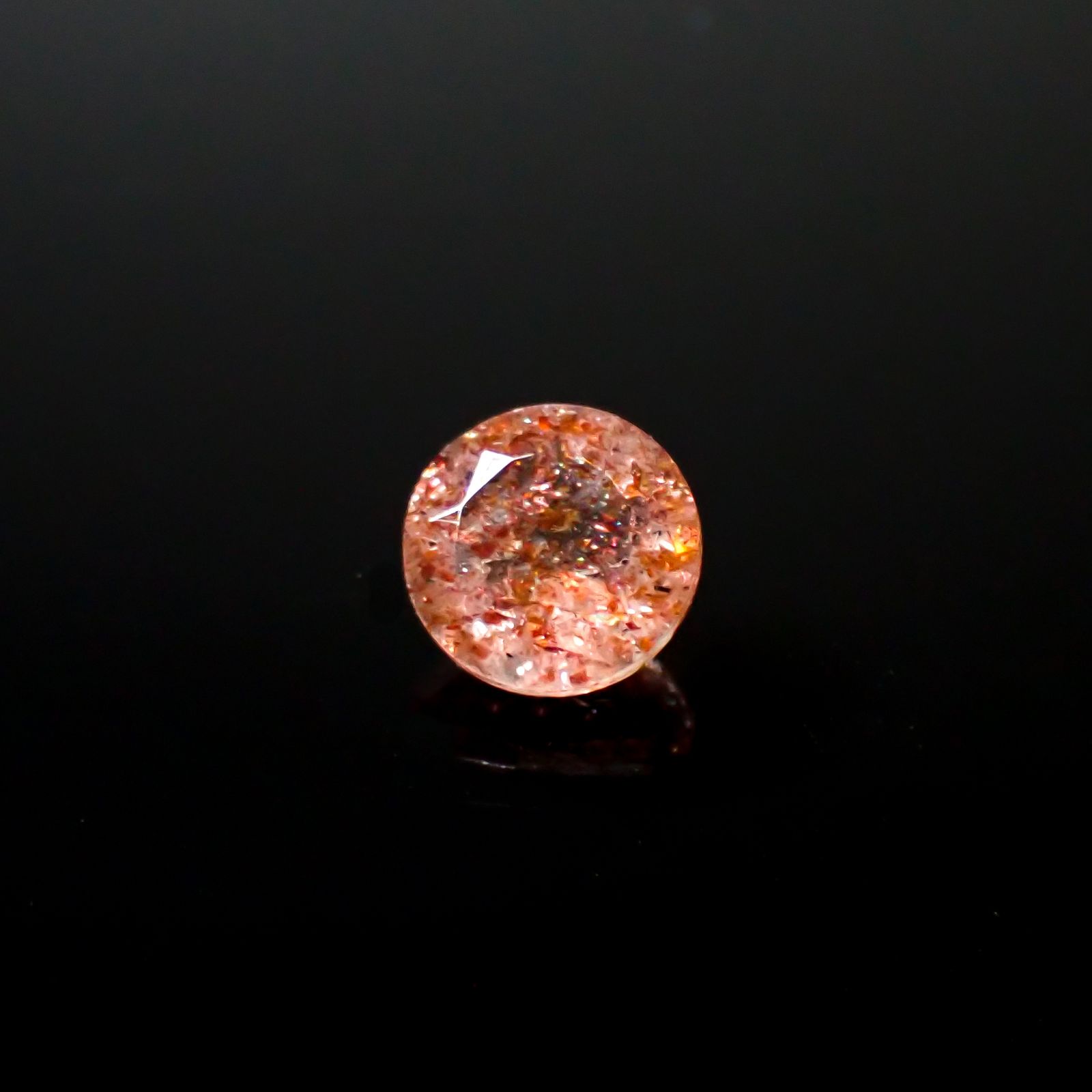 イリュージョンサンストーン タンザニア産 1.65ct[240728541]7.7x7.7mm前後