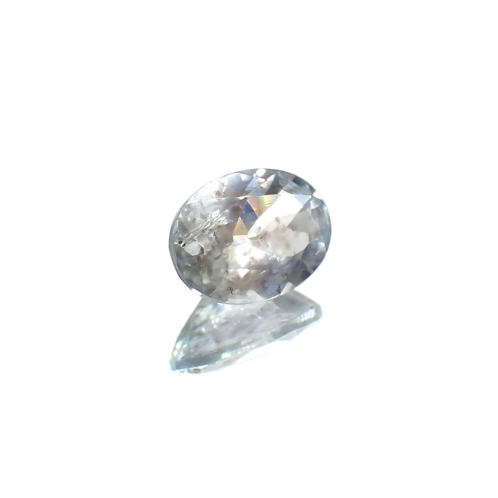 アベンチュリンアクアマリン ナイジェリア産 1.08ct [250114464]8.1x6mm前後