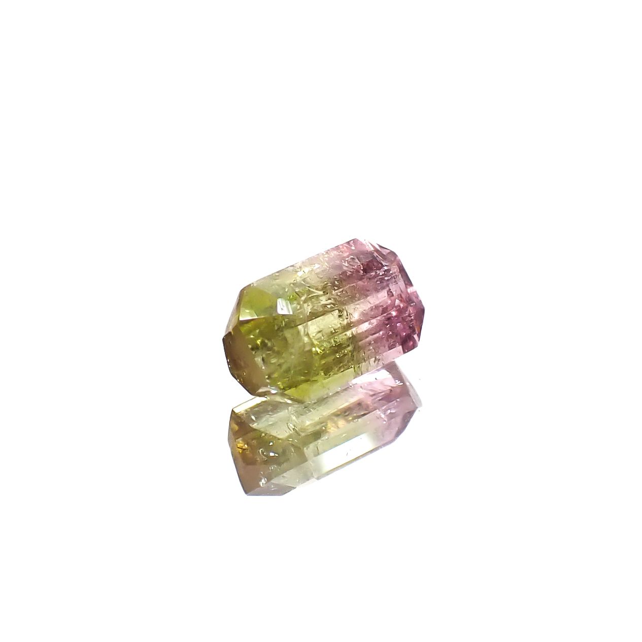 バイカラートルマリン アフガニスタン産 0.44ct[240929145]5.3x3.3mm前後