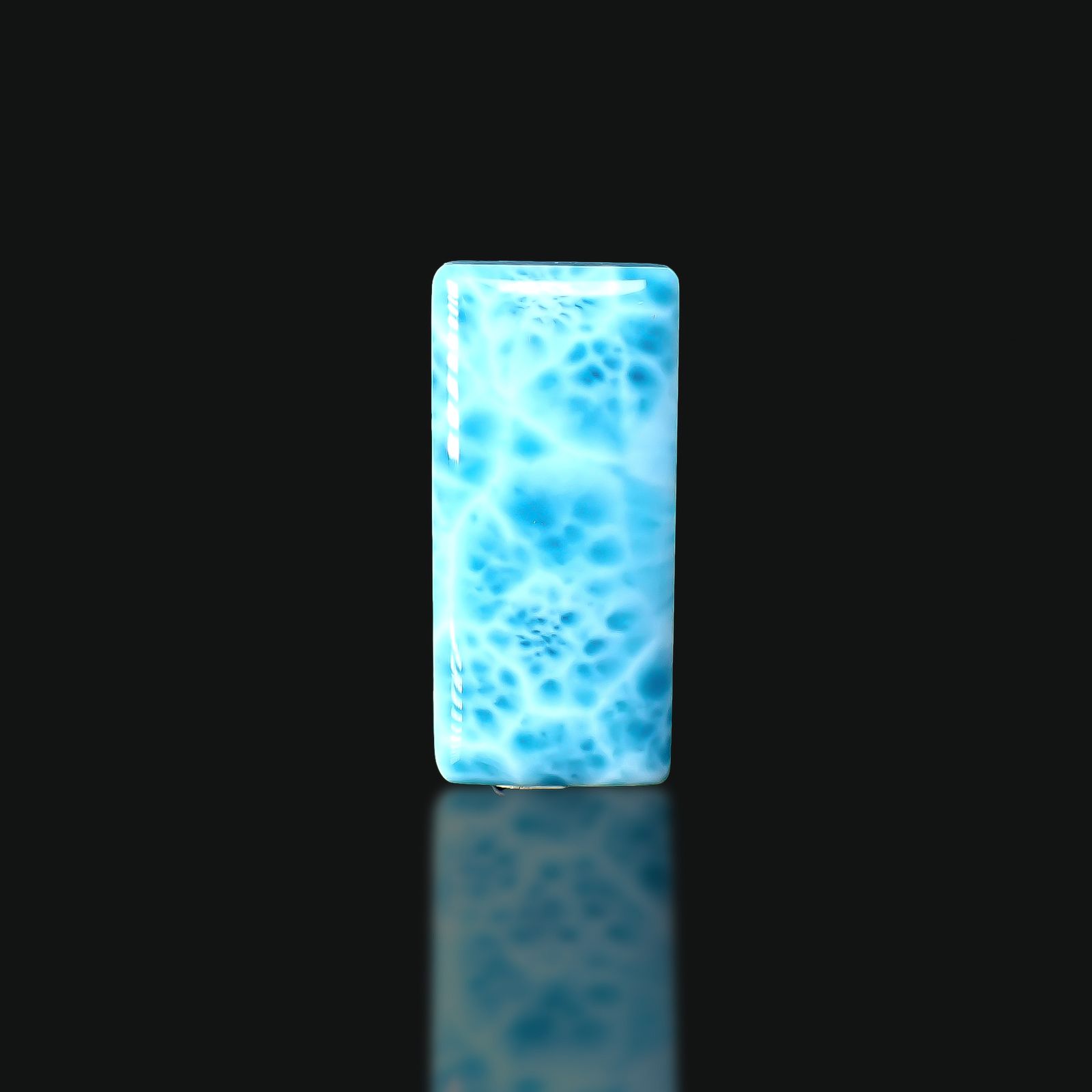 ラリマー ドミニカ共和国産 89.56ct / 38.8x18mm前後 [250630548]