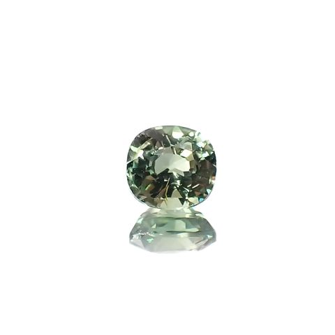 グリーンクリソベリル(宝石名クリソベリル)スリランカ/マダガスカル産 0.28ct 識別済[231225021]3.8x3.6mm前後