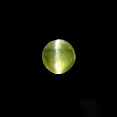 クリソベリルキャッツアイ スリランカ産 0.25ct[221018245]3.6x3.5mm前後