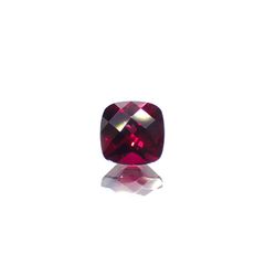 ◇チェッカーカット◇アントヒルガーネット(クロムパイロープガーネット) アメリカ・アリゾナ州産 0.51ct[230722878]4.6x4.6mm前後