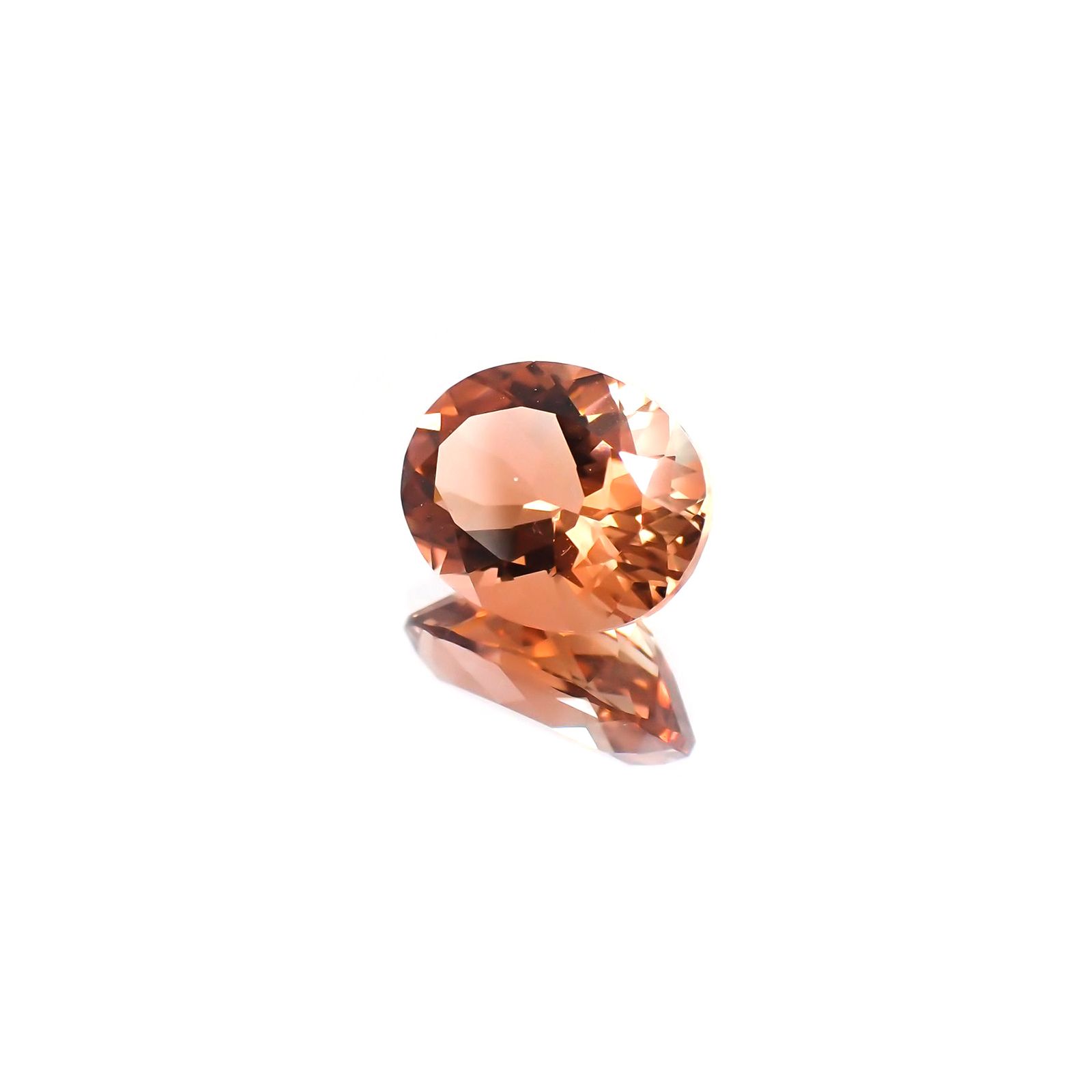 オレゴンサンストーン(宝石名ラブラドライト) アメリカ・オレゴン州産 1.65ct 識別済[210510536]9×7.1mm前後