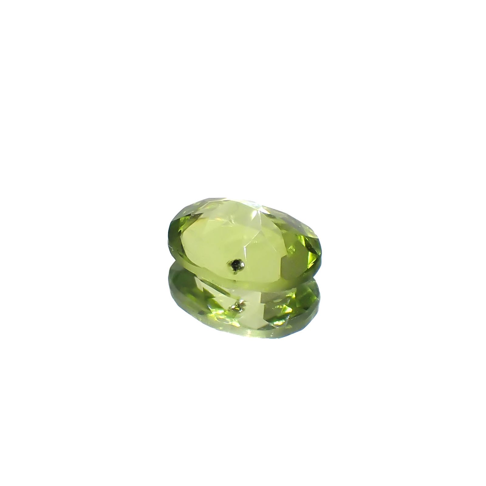 ブラックリリーパッドペリドット アメリカ・アリゾナ州産 1.34ct[240627938]8.1x6.2mm前後