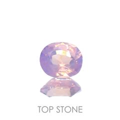 シルキーピンクサファイア 非加熱 ベトナム産 0.36ct[221219452]4.5x3.8mm前後