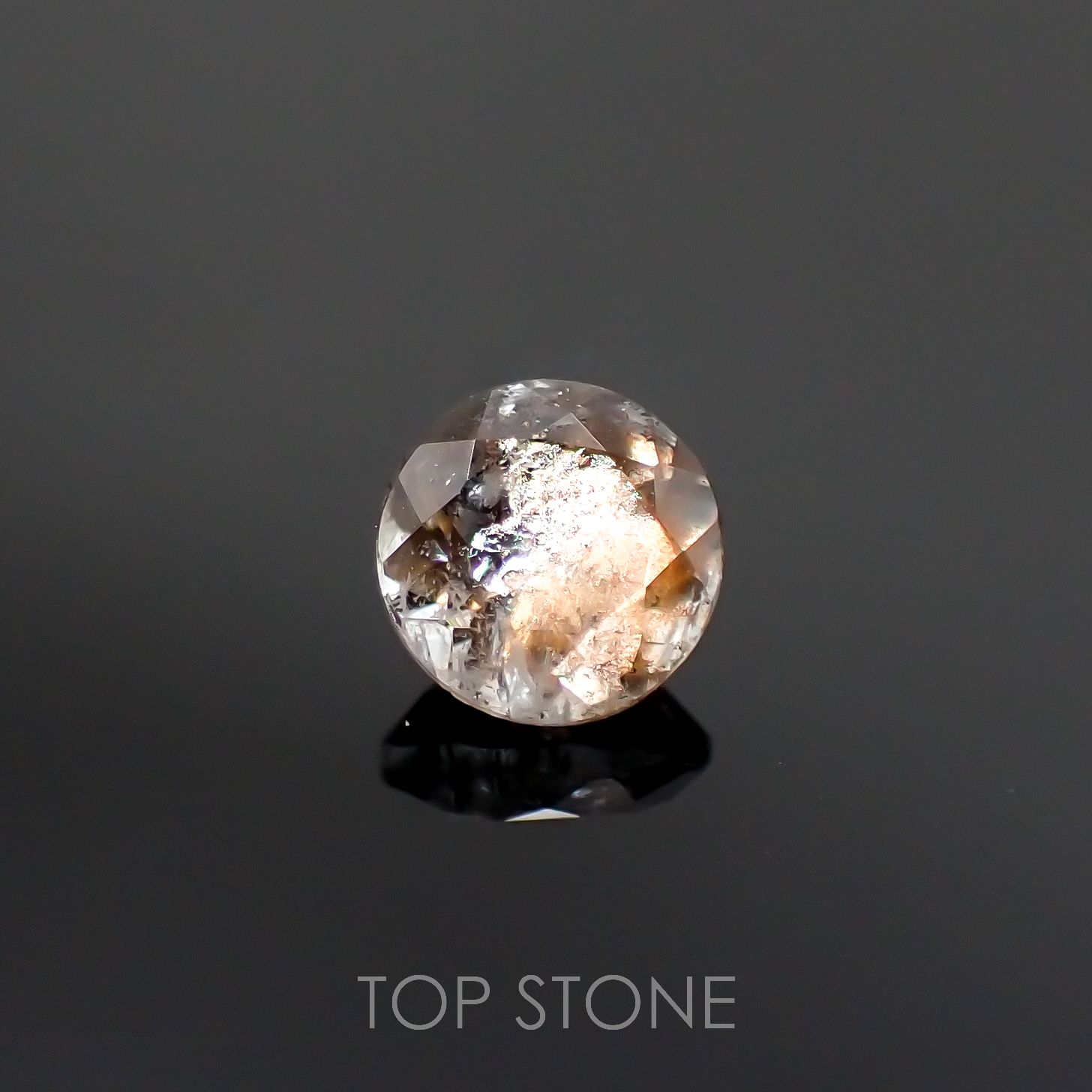 アベンチュリンアクアマリン ナイジェリア産 0.49ct[221018367]5.1x5.1mm前後