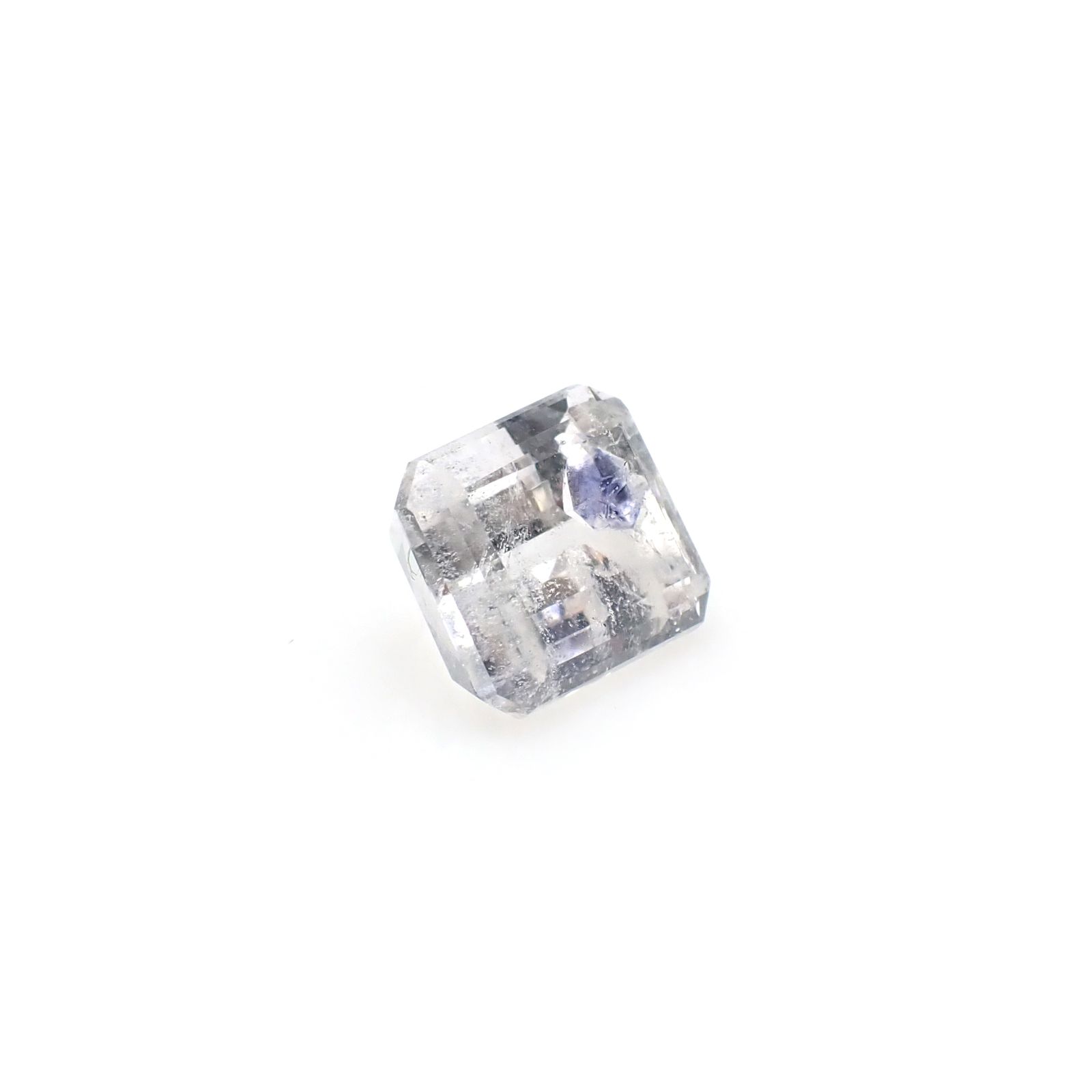 フローライトインクォーツ マダガスカル産 3.10ct [250329953]8.5x8mm前後