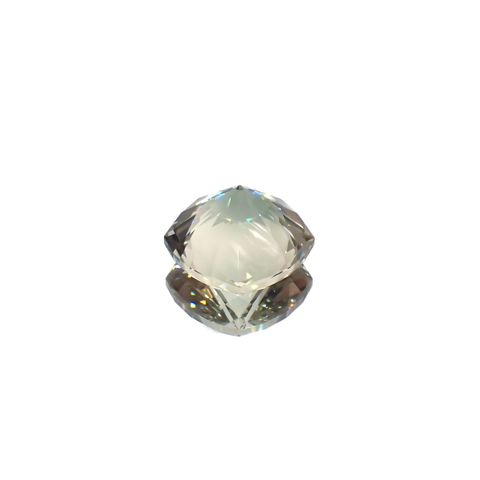 ◇カスタムカット◇バイカラーオレゴンサンストーン(宝石名ラブラドライト)アメリカ・オレゴン州産 2.83ct 識別済[230321115]9.1x9.1mm前後
