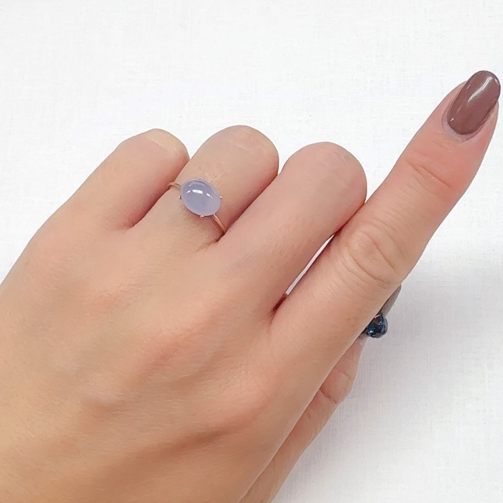 ラベンダー翡翠 ビルマ産 2.18ct[240628389]9x7mm前後
