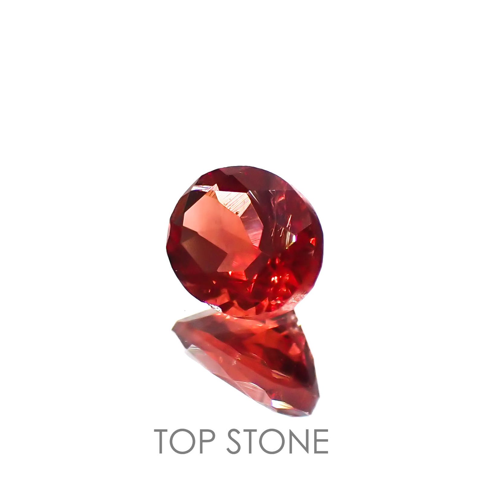 レッドラブラドライト(宝石名ラブラドライト)エチオピア産 0.34ct 識別済[221219571]5x4mm前後