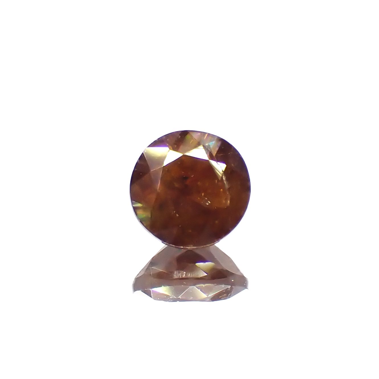レインボーガーネット 日本・奈良県天川村産 0.45ct[230521957]4.5x4.4mm前後