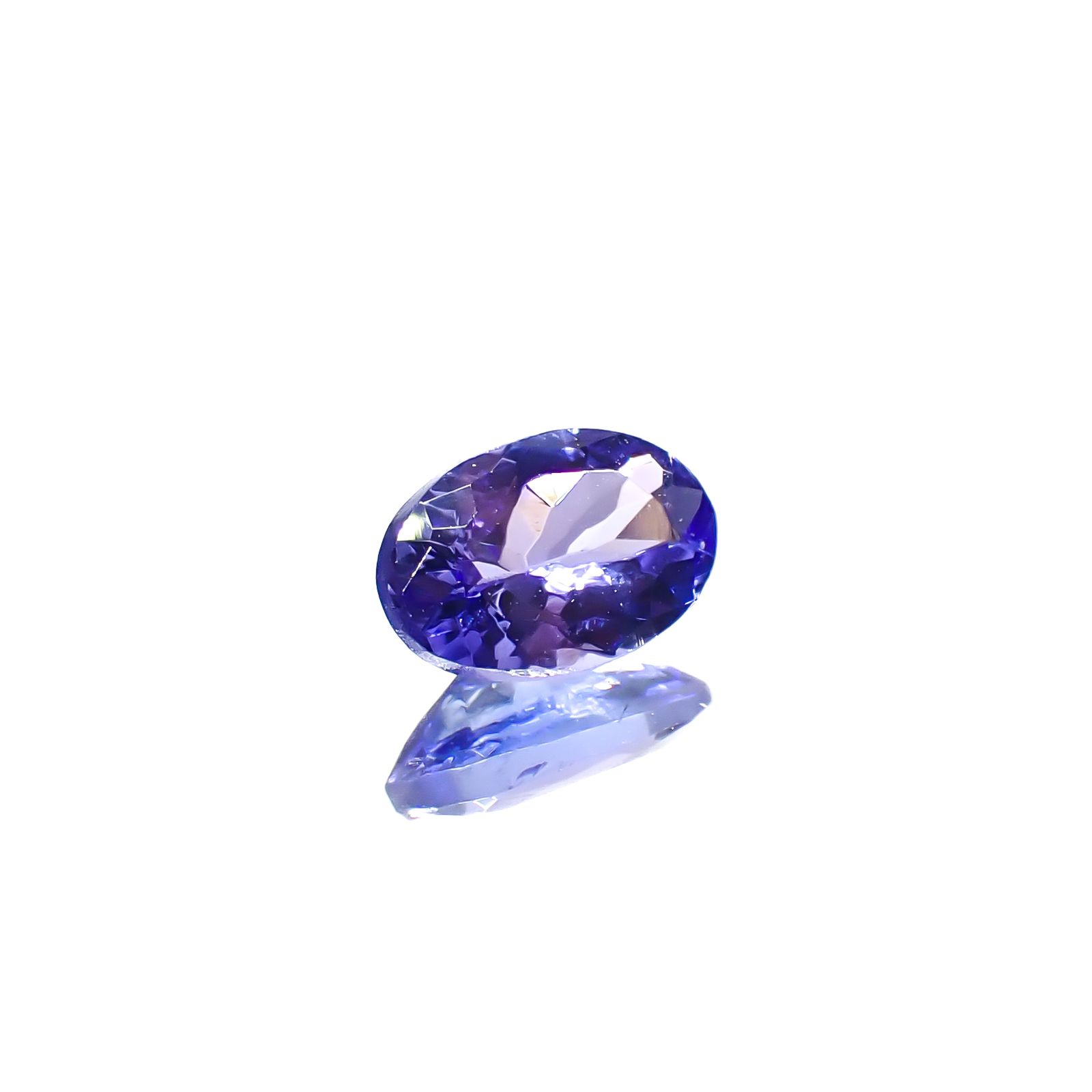 タンザナイト(宝石名タンザナイト)タンザニア産 0.44ct 識別済[240628336]5.8x3.8mm前後