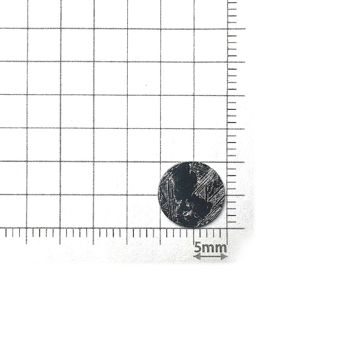 <ランダムセレクト1個販売>アルタイ隕石 ラウンド 発見地:中国 約1.70ct[240125731]10x10mm前後