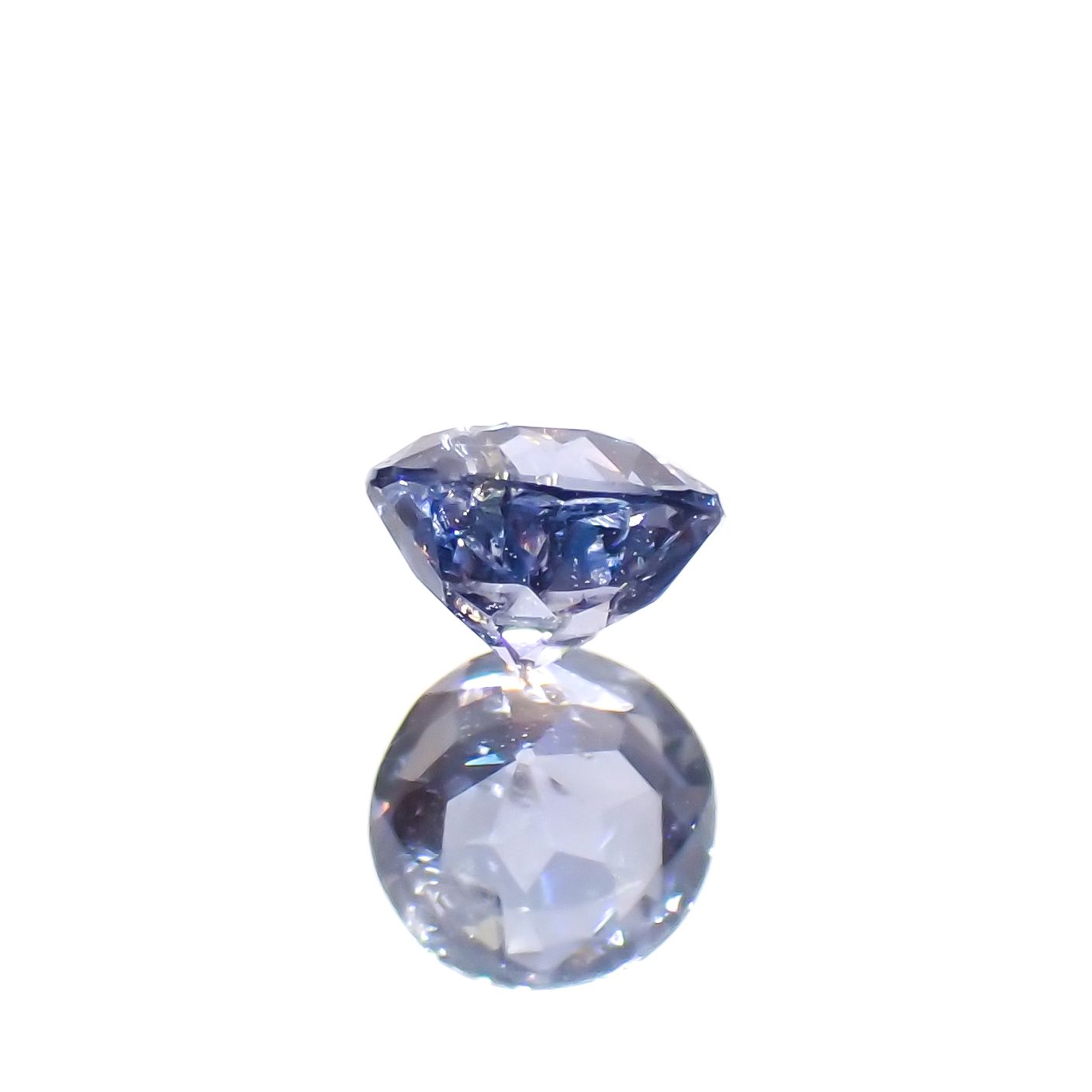 コバルトブルースピネル(宝石名ブルー・スピネル)タンザニア産 0.240ct ソ付(日独)[230622543]3.66x3.74mm前後