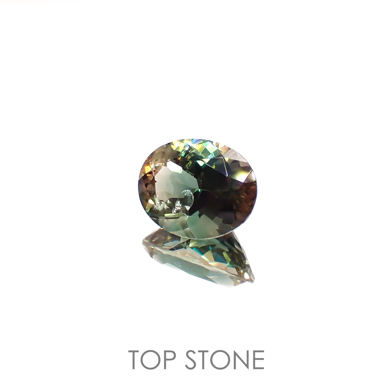 バイカラーオレゴンサンストーン プリンセスカット1.4ct | LOTUS