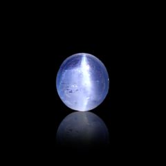 アパタイトキャッツアイ(宝石名ブルー・アパタイト・キャッツアイ)マダガスカル産 2.026ct ソ付(彩珠)[231124145]8x7.2mm前後