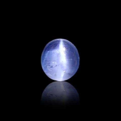 アパタイトキャッツアイ(宝石名ブルー・アパタイト・キャッツアイ)マダガスカル産 2.026ct ソ付(彩珠)[231124145]8x7.2mm前後