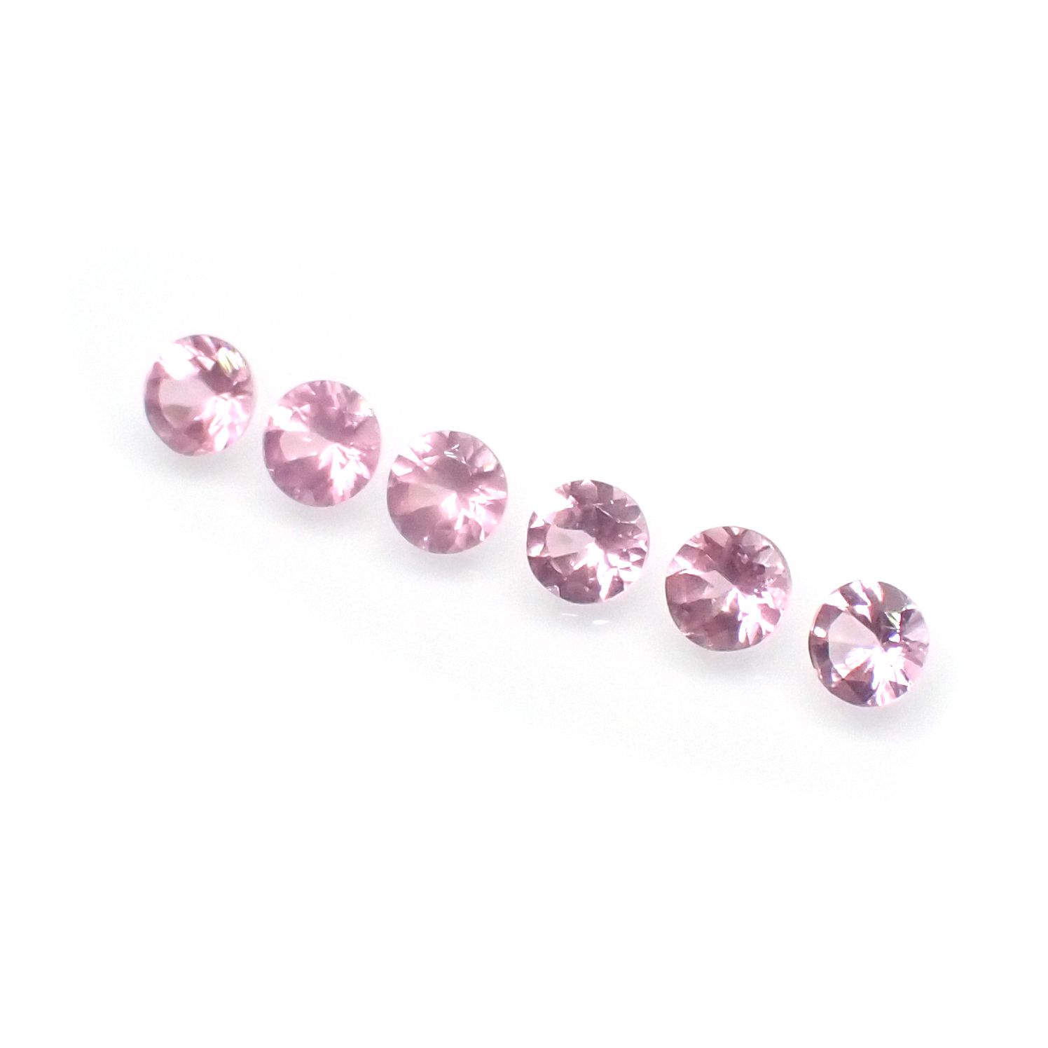 ◆ランダムセレクト-Limited edition-◆<先着20個>シルキーピンクスピネル タンザニア産 約0.16-0.21ct[230722727]3.3-3.5x3.3-3.5mm前後