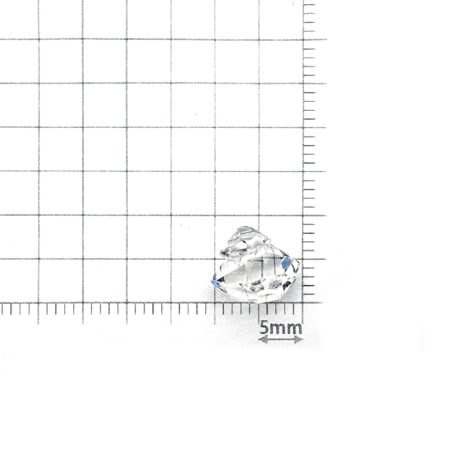 ハーキマーダイヤモンド 原石 アメリカ・ニューヨーク州産 2.41ct[240628448]9.7x8.2mm前後