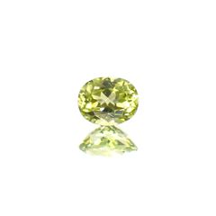 パラサイティックペリドット(宝石名ペリドット)採取地：ロシア 0.26ct 識別済[220616234]4.3x3.4mm前後