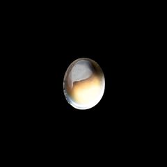 レインボームーンストーン(宝石名アンデシン)インド・タミルナードゥ州産 0.39ct 識別済[240828629]5.5x4.2mm前後