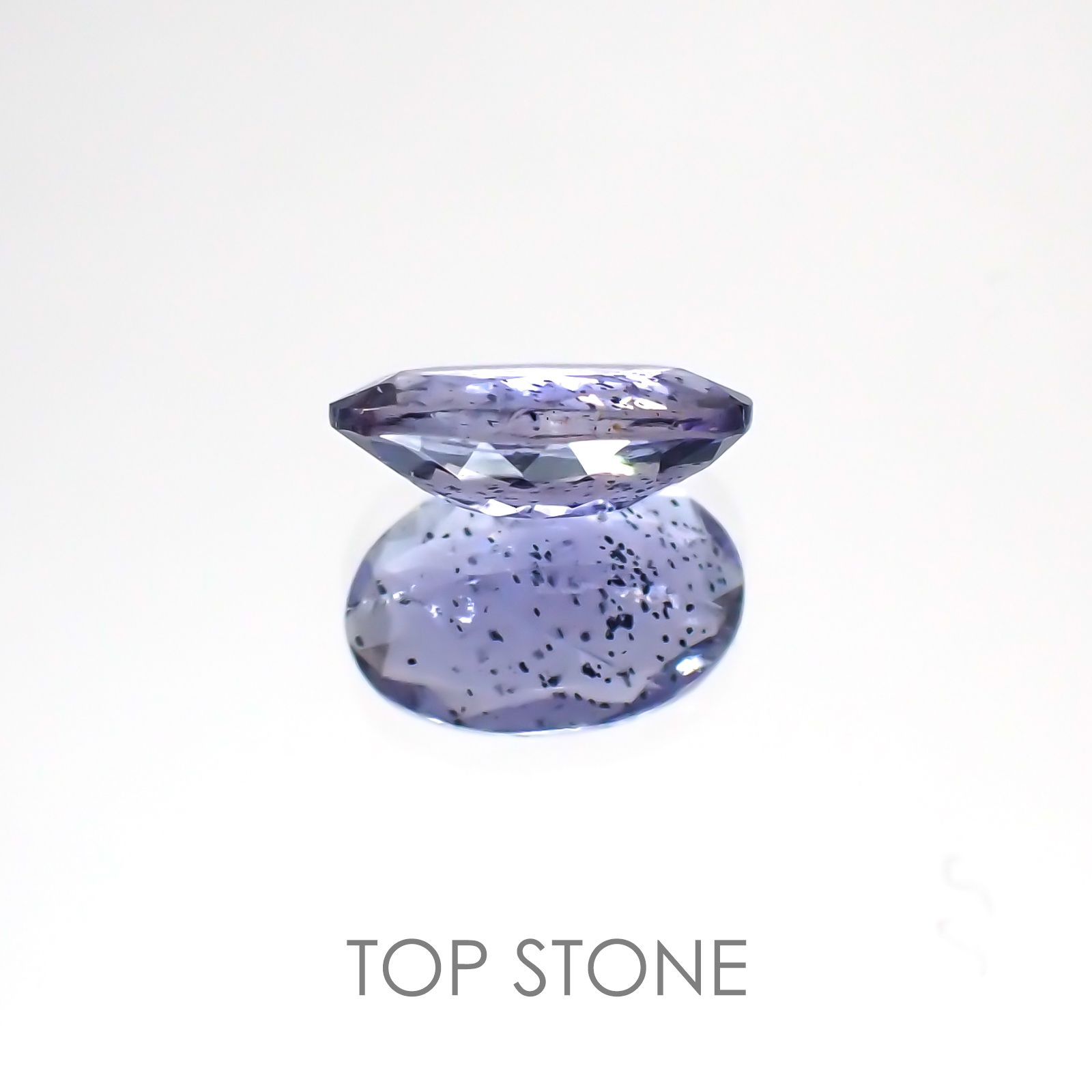 アイオライトサンストーン インド・ブラジル産 ルース 0.75ct[20128412]8×5.6mm前後