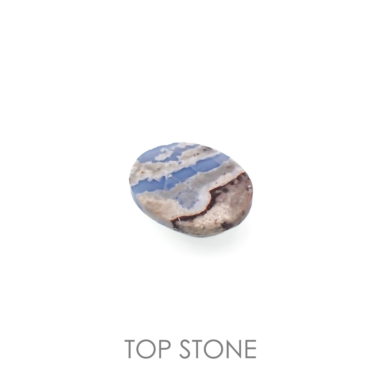 マトリックスブルーオパール アメリカ・オレゴン州産 3.52ct[220917809]12.1x10.3mm前後
