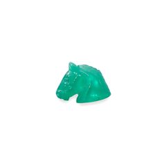 ◇カスタムカット・馬彫刻◇エメラルド コロンビア産 2.60ct[230421700]9.9x12.2mm前後