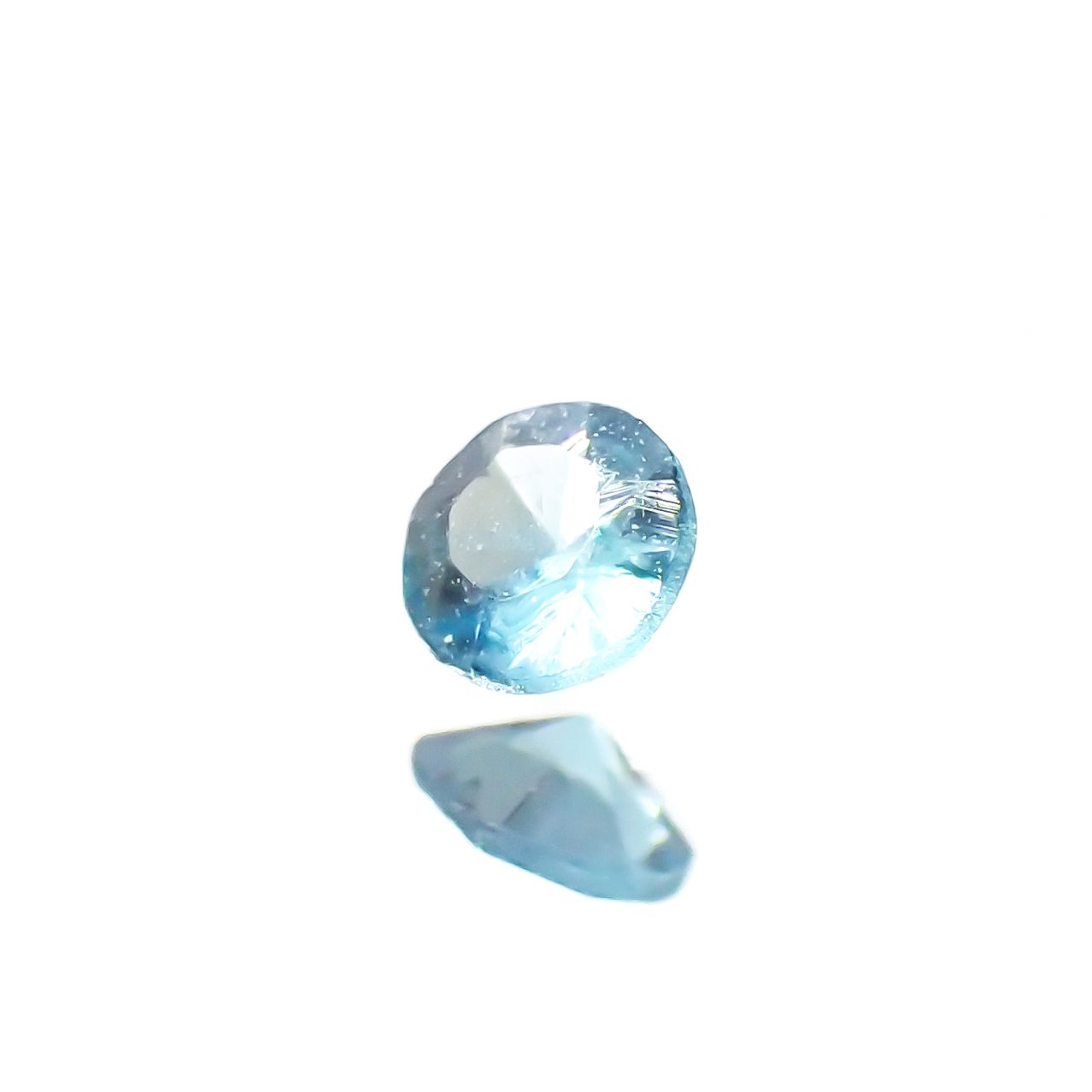 パライバトルマリン(宝石名トルマリン/別名パライバ・トルマリン)ブラジル・パライバ州バターリャ鉱山産 0.028ct 識別済[240125581]2.1x2mm前後