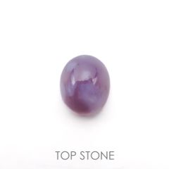 パープルカルセドニー インドネシア産 19.68ct[220917732]18.6x15.4mm前後