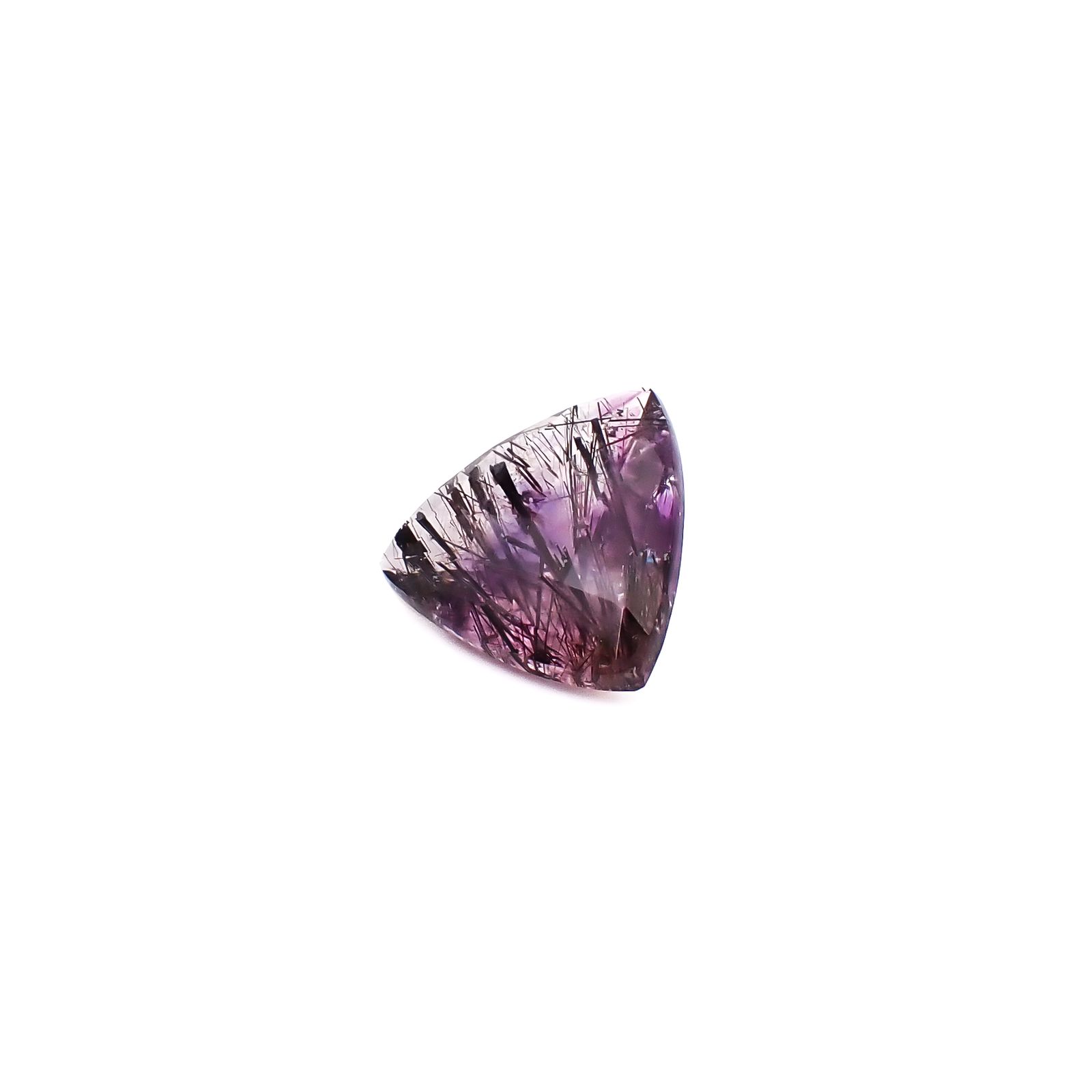 ◇チェッカーカット◇アメジストエレスチャル ブラジル産 6.33ct / 14x14.4mm前後 [260933032]