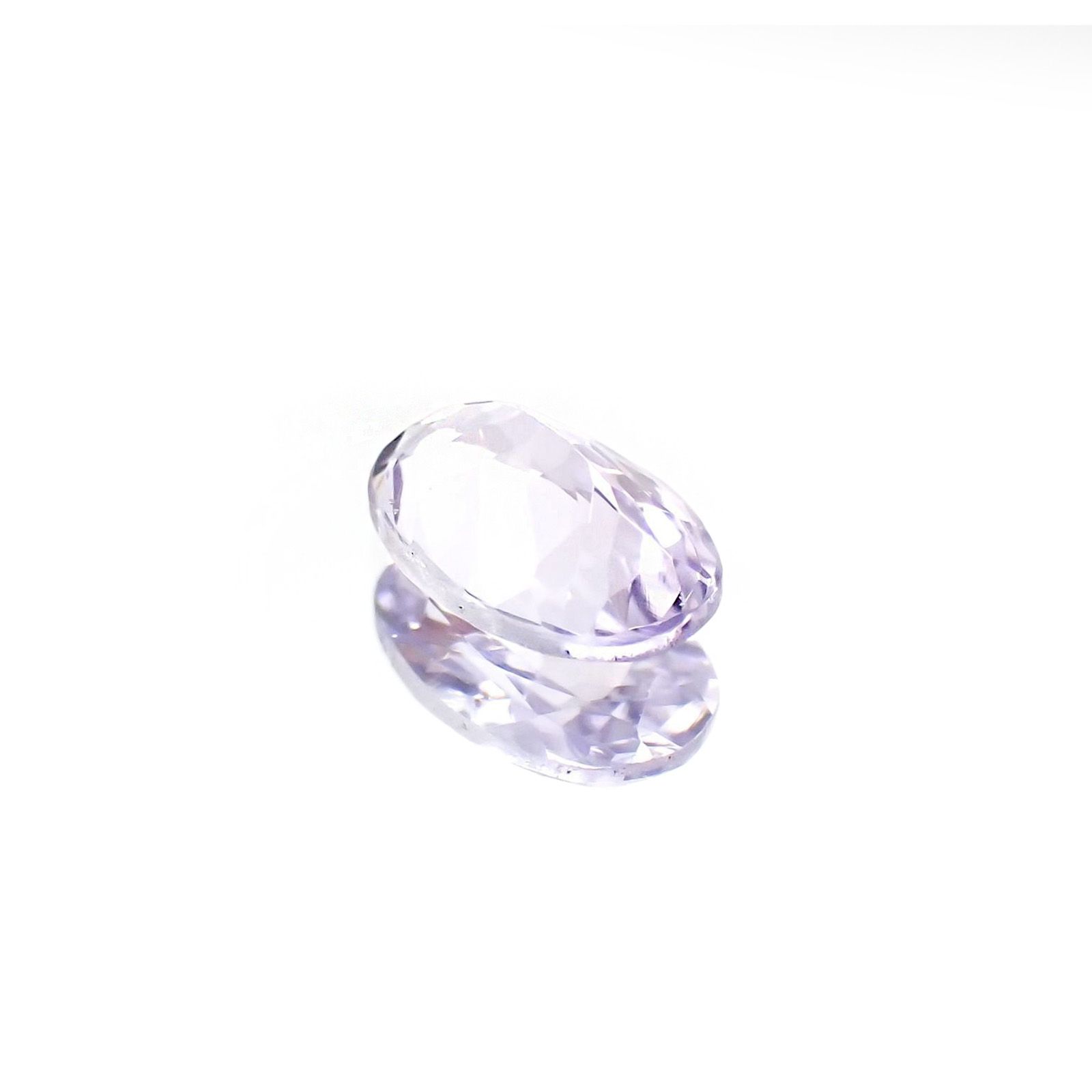 ラベンダーゾイサイト(宝石名ゾイサイト)タンザニア産 識別済 0.39ct / 6x3.8mm前後 [231124103]