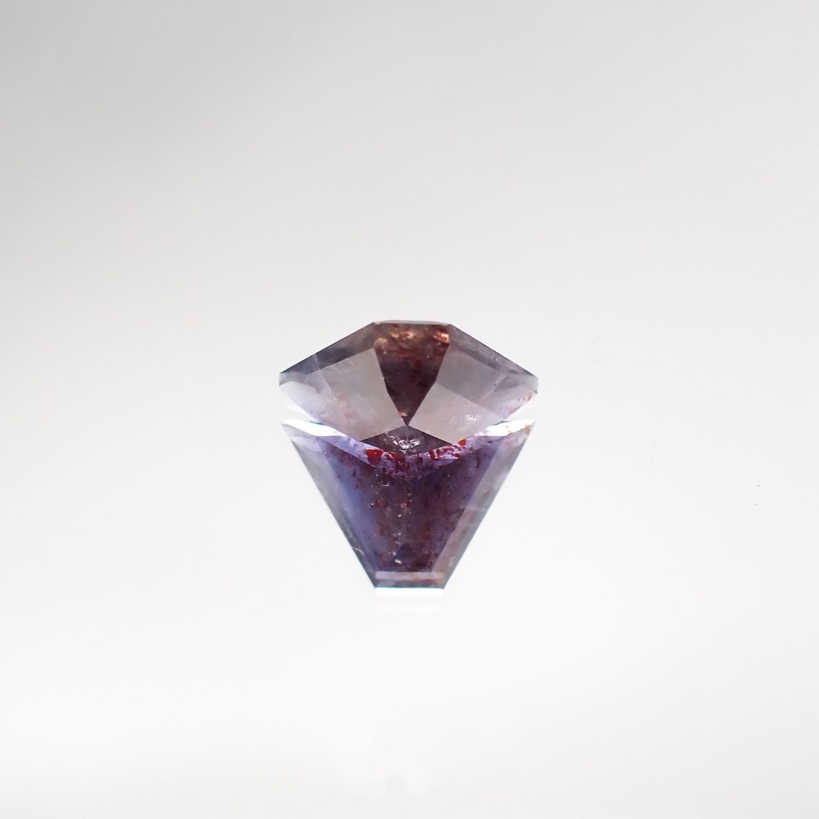 ◇カスタムカット◇アイオライトサンストーン(宝石名アベンチュリン・アイオライト) インド/ブラジル産 1.228ct ソ付(彩珠)[210711617]6.7×9.9mm前後