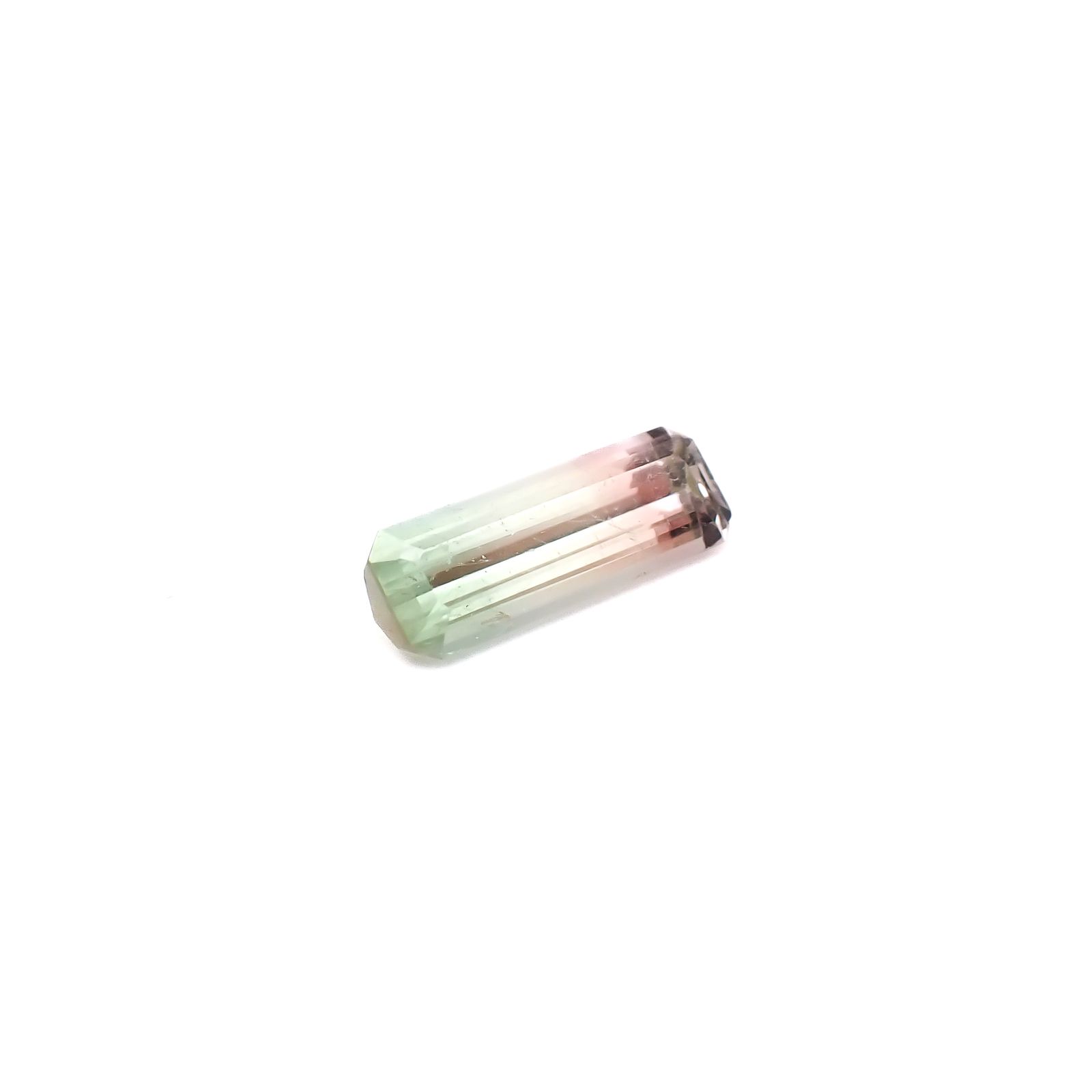 パーティカラートルマリン アフガニスタン産 1.12ct / 11.3x3.9mm前後 [260932775]
