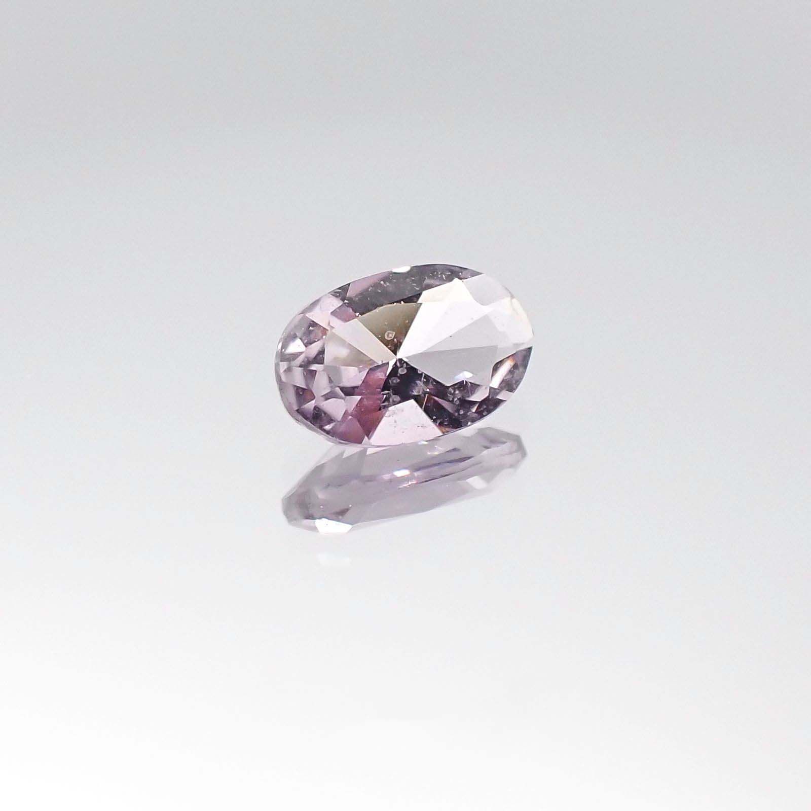 マリアライト(宝石名パープル・スキャポライト)タンザニア産 0.46ct 識別済[230722927]6.7x4.3mm前後