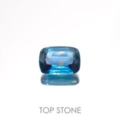 オーシャンブルーカイヤナイト(宝石名カイヤナイト)ネパール産 2.88ct 識別済[220115386]10x7mm前後