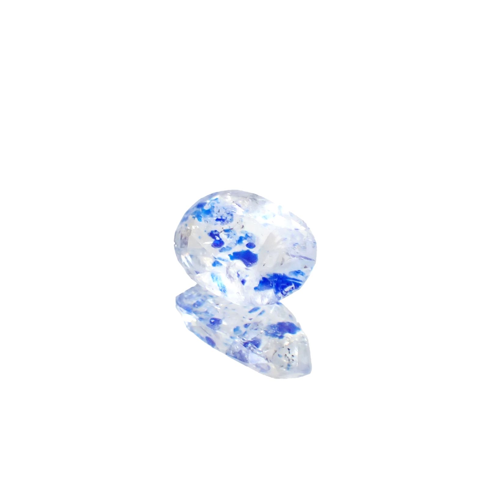 ラズライトインソーダライト フルオレッセンス アフガニスタン産 0.58ct [250530466]7.2x4.7mm前後