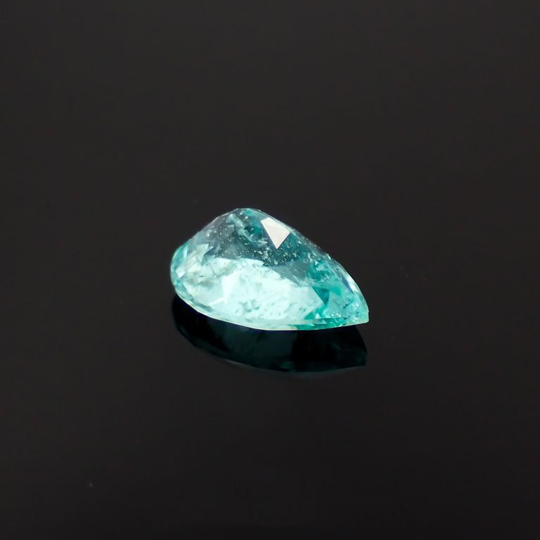 パライバトルマリン(宝石名トルマリン/別名パライバ・トルマリン)ブラジル産 0.399ct ソ付(宝貴協)[221018781]6x4mm前後