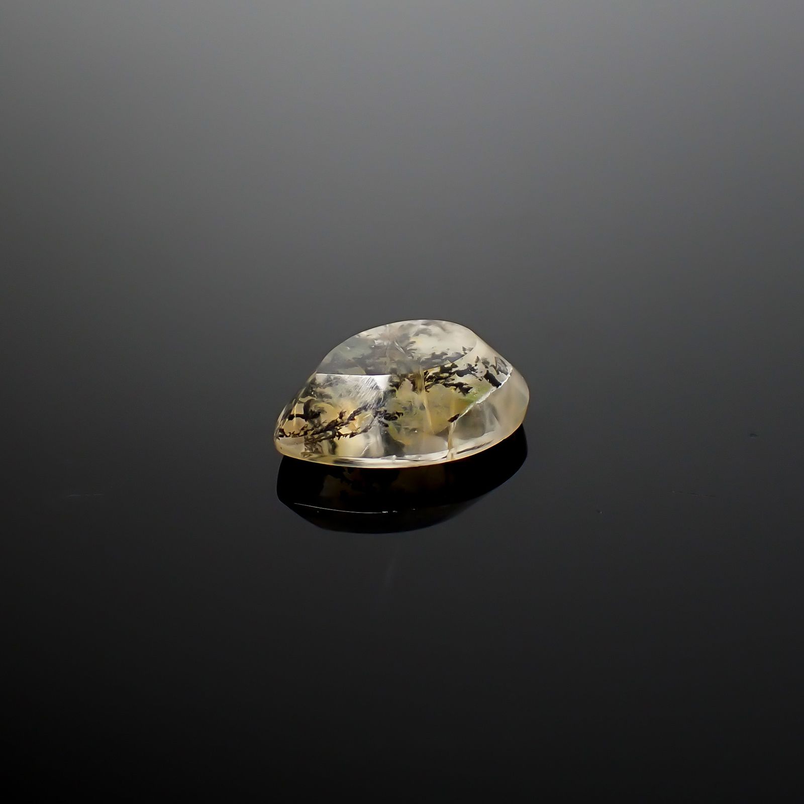 デンドリチッククォーツ ブラジル産 3.89ct / 13.2x9.9mm前後 [260832744]