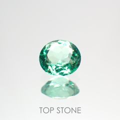 エメラルド(宝石名エメラルド) コロンビア産 0.282ct ソ付(彩珠)[211013166]4.5×4.5mm前後