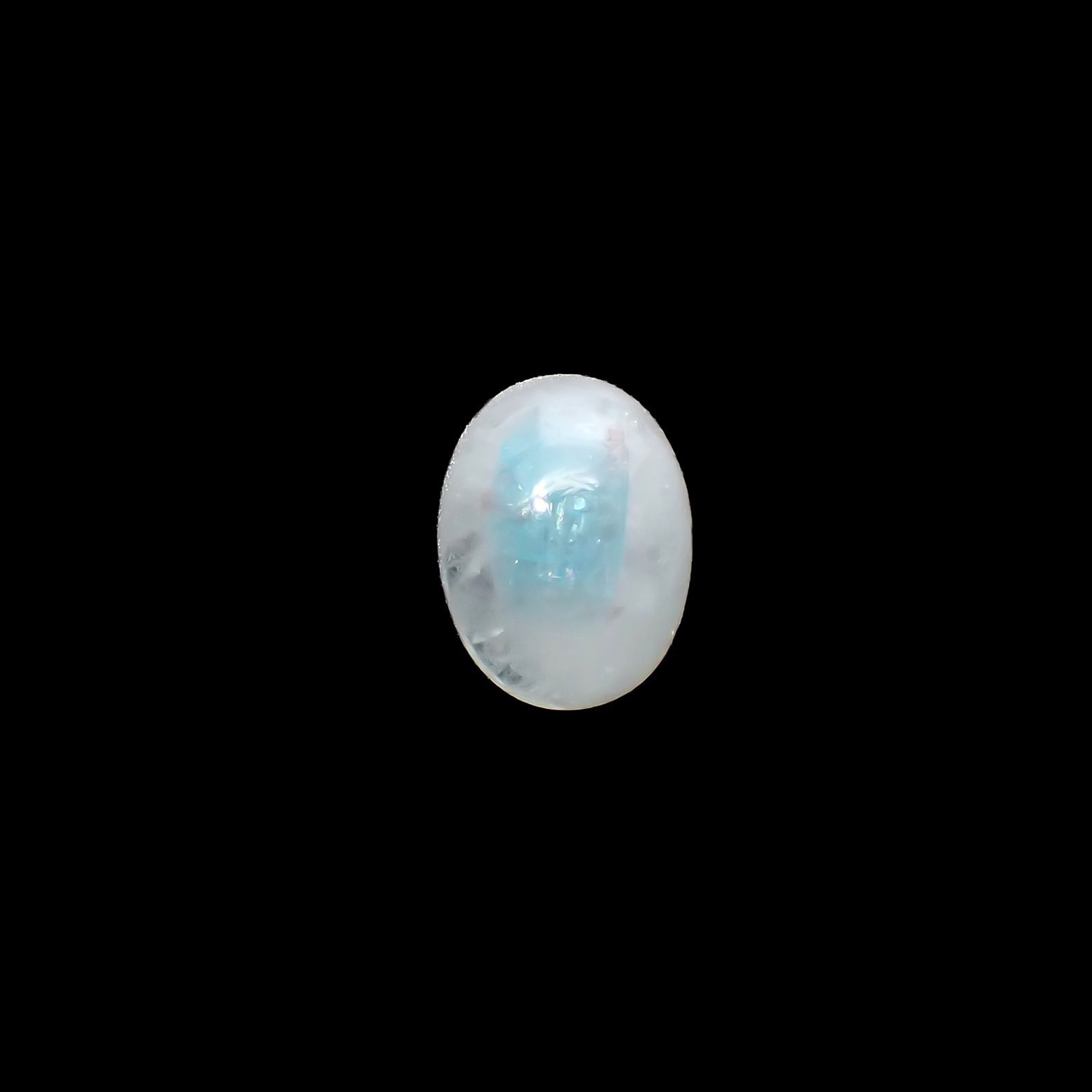 パライバトルマリンインクォーツ(宝石名トルマリンインクォーツ/別名パライバ・トルマリンインクォーツ) ブラジル産 1.46ct 識別済[210712003]8×6.1mm前後