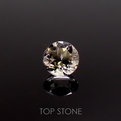 アクロアイト(宝石名トルマリン)ナイジェリア産 0.36ct 識別済[220616259]4.3x4.3mm前後