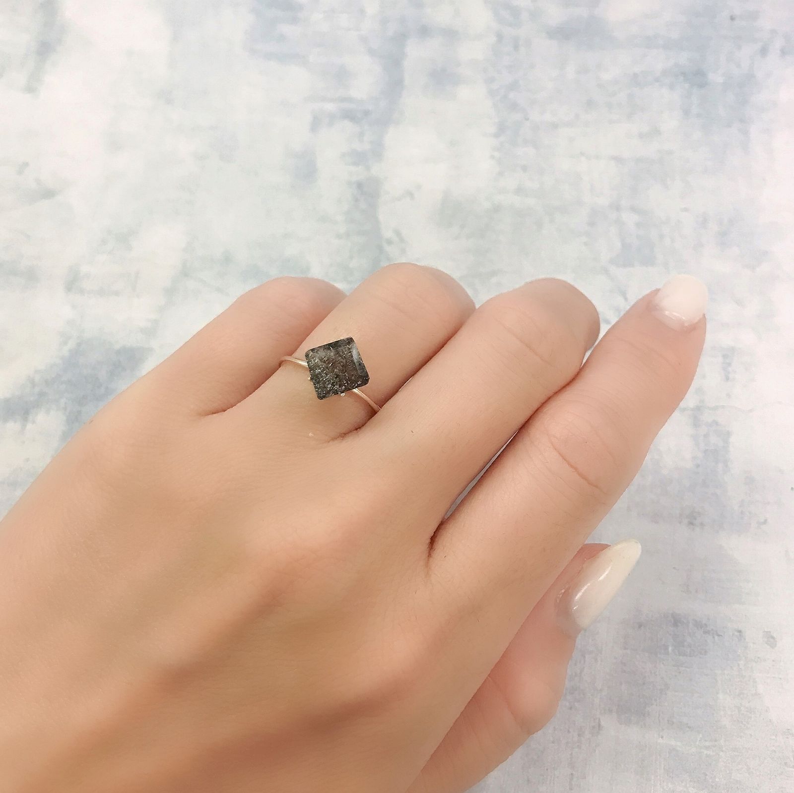 モスアクアマリン ブラジル産 1.62ct[220716798]7.8x7.3mm前後