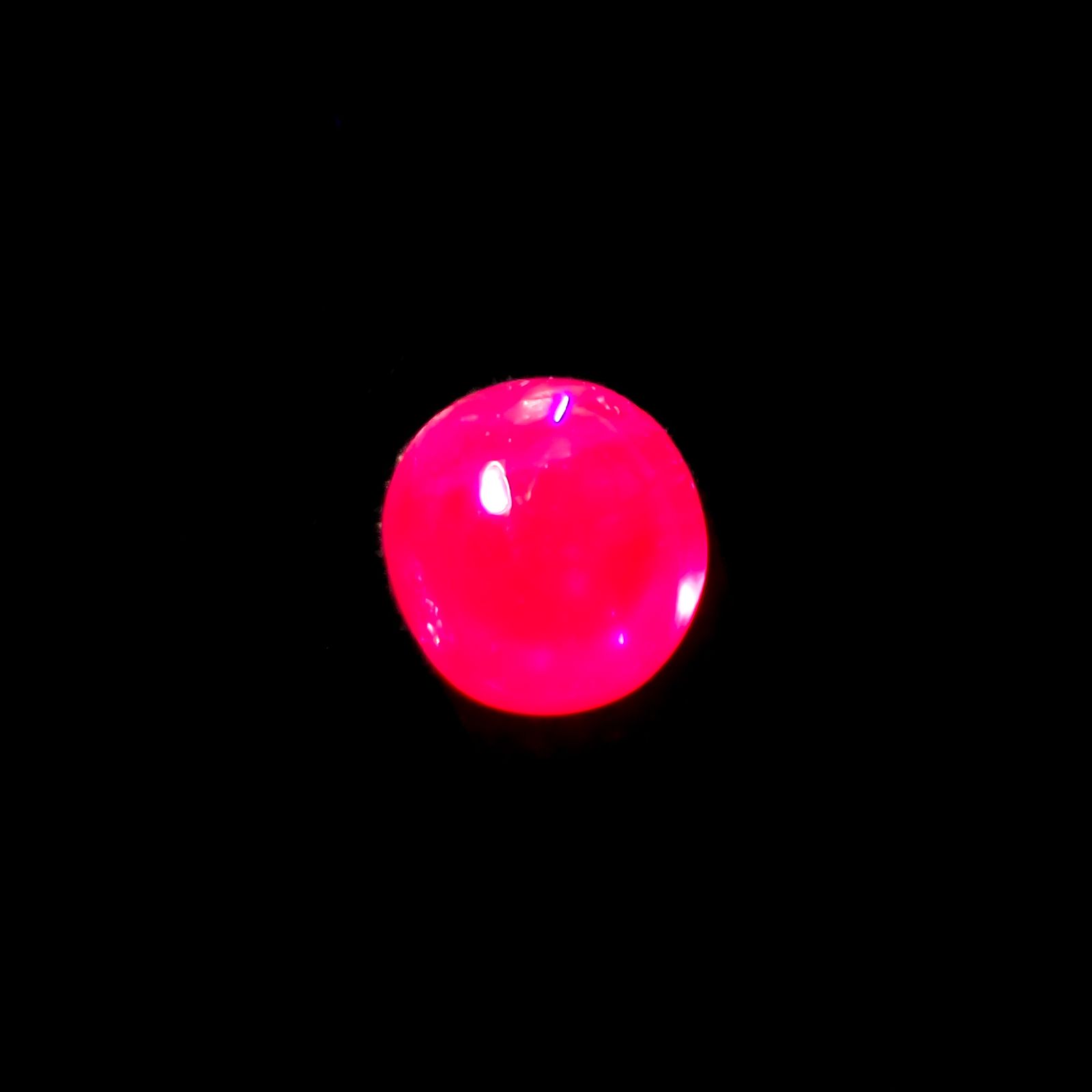 ルビー 非加熱(宝石名ルビー)ビルマ産 0.40ct 識別済[230622358]4.3x3.8mm前後