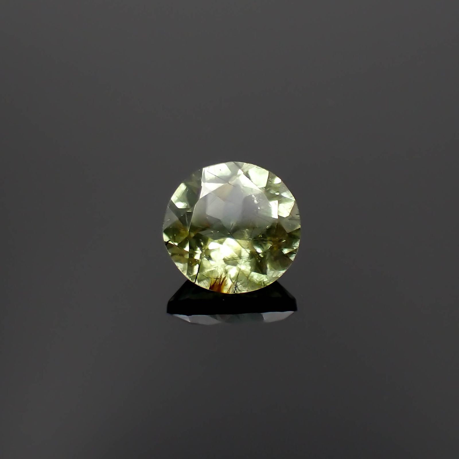 ルドウィジャイトインペリドット パキスタン産 1.43ct[230321242]7.2x7mm前後
