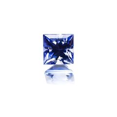 ◇プリンセスカット◇サファイア(宝石名サファイア)スリランカ産 0.25ct 識別済[231124235]3.2x3.2mm前後