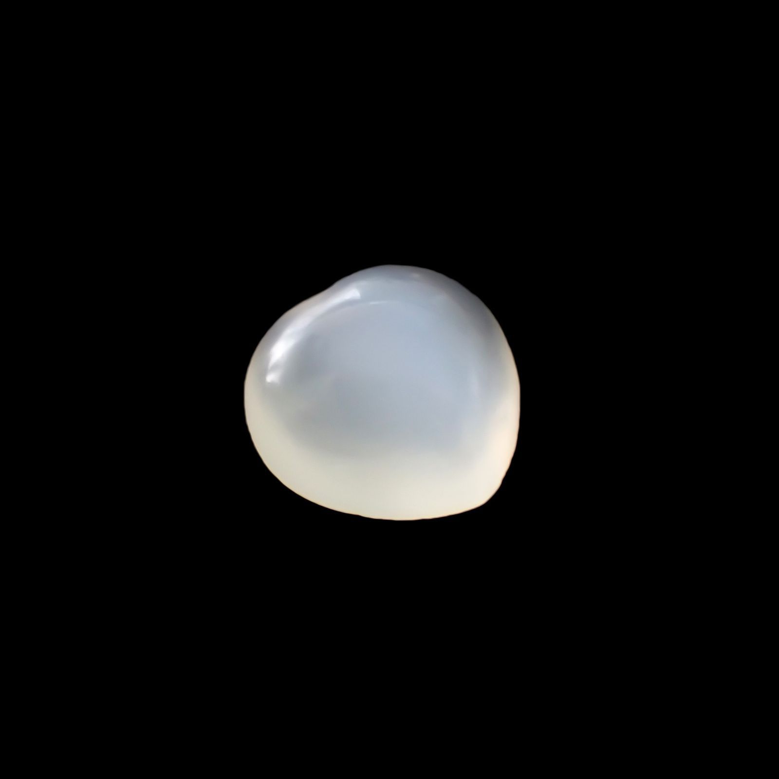 ムーンストーンキャッツアイ(宝石名ムーンストーン・キャッツアイ) インド産 識別済 1.46ct / 7.8x7.8mm前後 [260212730]