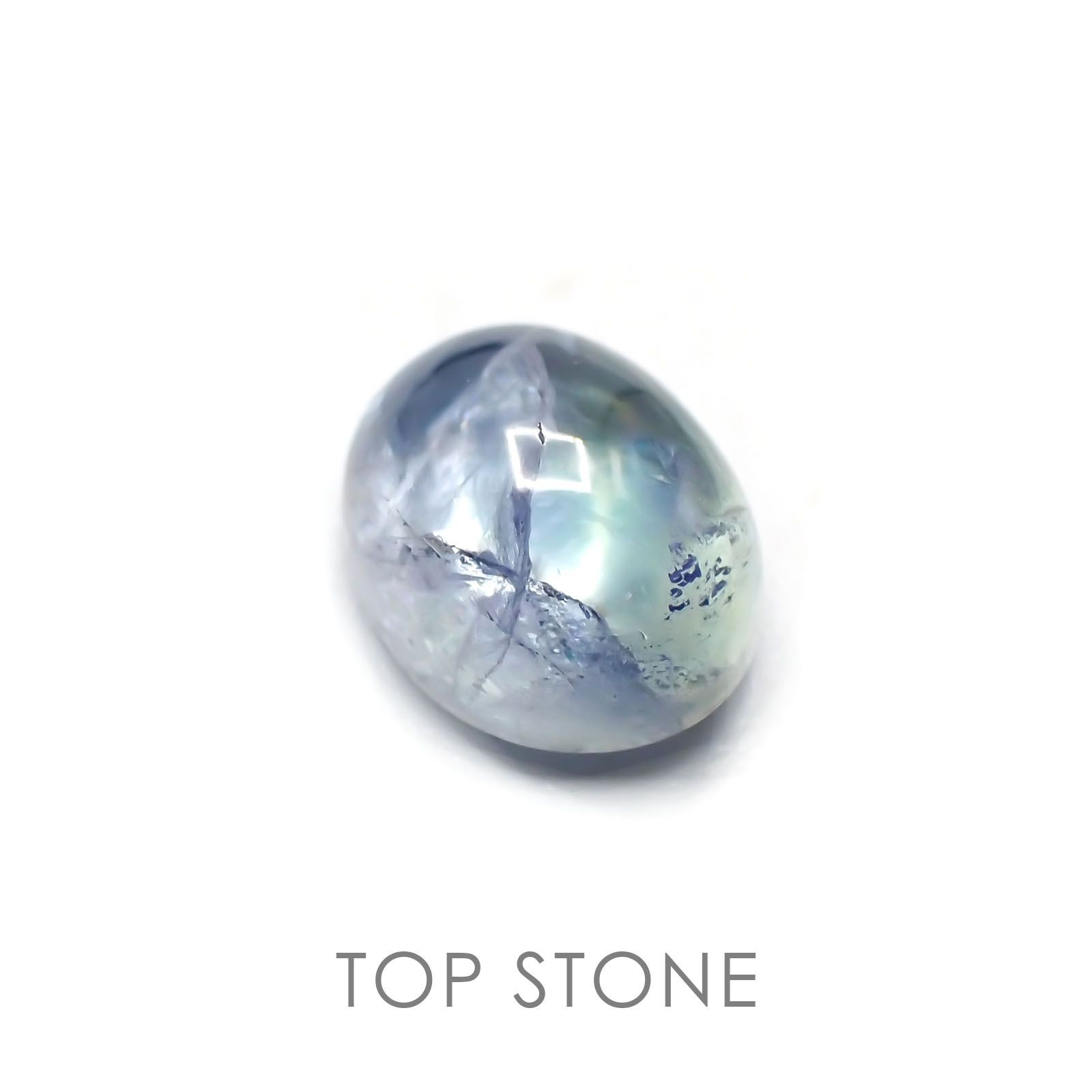 バイカラータンザナイト(ゾイサイト) 非加熱 タンザニア産 ルース 3.16ct[21038533]9.3×7.2mm前後